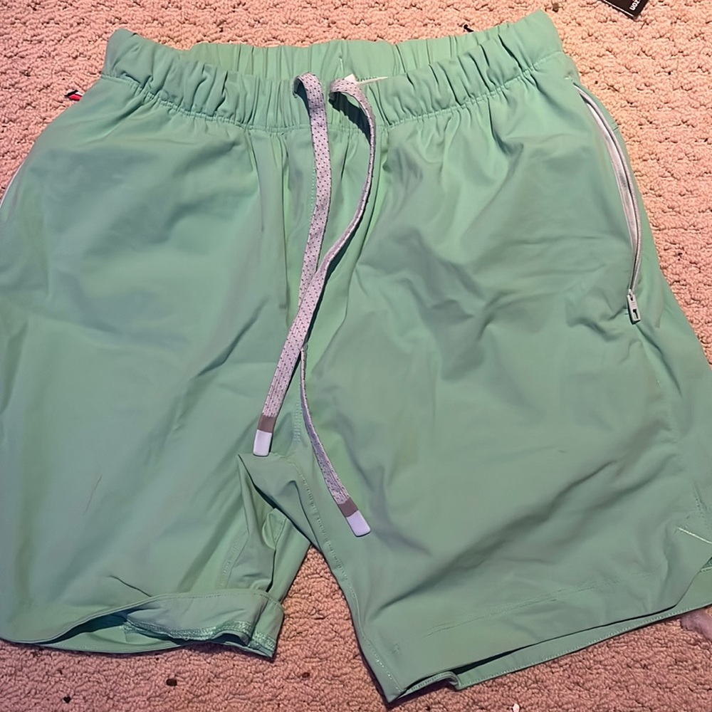 Teal Fabletics Shorts with Liner